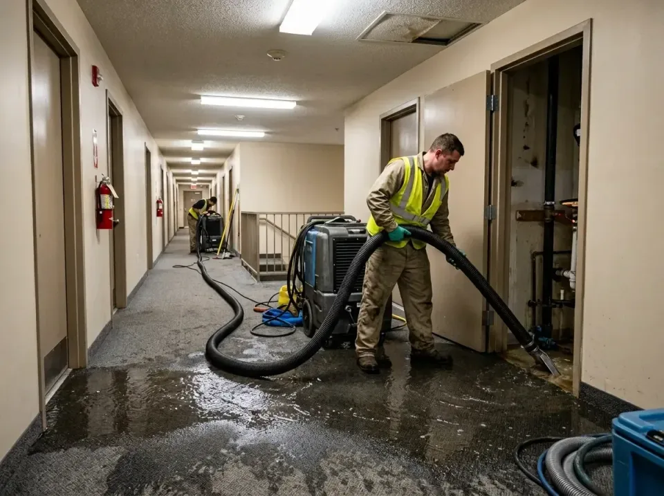 multi-unit-apartment-hallway-f-005 — frequently asked questions, Emergency Burst Pipe Water Extraction & Removal in Ava, MO